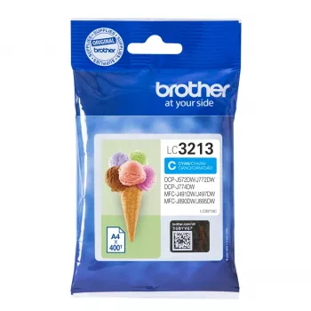 “Brother LC3213C” tintes kārtridžs, 1 gab., oriģināls, Augsta ietilpība (XL), ciānzila