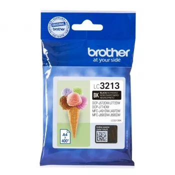 Brother LC3213BK tintes kasetne 1 gab. Oriģināla Melna
