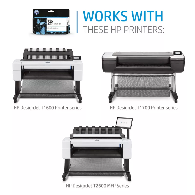 HP 730 130 ml ciāna DesignJet tintes kasetne