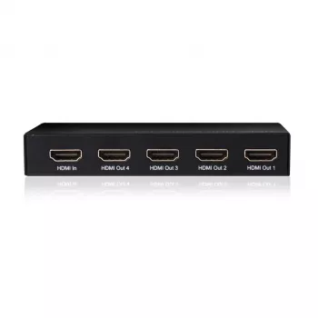 CLUB3D HDMI™ 4K@60Hz UHD sadalītājs ar maiņstrāvas barošanu, 4 porti
