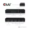 CLUB3D HDMI™ 4K@60Hz UHD sadalītājs ar maiņstrāvas barošanu, 4 porti