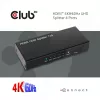 CLUB3D HDMI™ 4K@60Hz UHD sadalītājs ar maiņstrāvas barošanu, 4 porti
