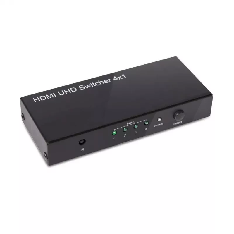 CLUB3D HDMI™ 2.0 UHD 4K60Hz SwitchBox 4 porti un iekļauts IR tālvadības pults