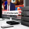 CLUB3D HDMI™ 2.0 UHD 4K60Hz SwitchBox 4 porti un iekļauts IR tālvadības pults