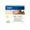 Brother DK-11247 etiķešu lente Melns uz balta