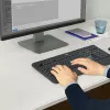 Bezvadu tastatūras un peles komplekts Logitech MK540 Advanced — pilna izmēra QWERTY tastatūra, USB uztvērējs, ASV izkārtojums, ergonomiska pele, melns/balts