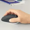 Bezvadu tastatūras un peles komplekts Logitech MK540 Advanced — pilna izmēra QWERTY tastatūra, USB uztvērējs, ASV izkārtojums, ergonomiska pele, melns/balts