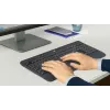 Bezvadu tastatūras un peles komplekts Logitech MK540 Advanced — pilna izmēra QWERTY tastatūra, USB uztvērējs, ASV izkārtojums, ergonomiska pele, melns/balts