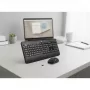 Bezvadu tastatūras un peles komplekts Logitech MK540 Advanced — pilna izmēra QWERTY tastatūra, USB uztvērējs, ASV izkārtojums, ergonomiska pele, melns/balts