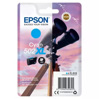 Kasetne Epson 502XL Ciāna 470 lappuses