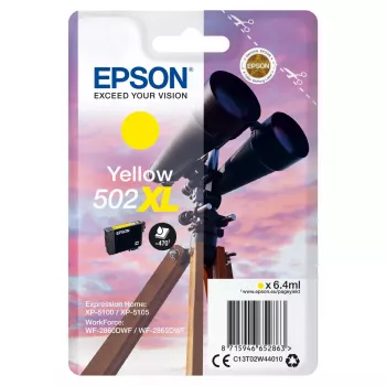 Tintes kasetne EPSON 502XL Dalekohled Yellow C13T02W44010