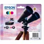 Kasetes Epson Ink C13T02W64010 502XL XL Melna Ciāna Fuksīna Dzeltena