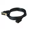 CLUB3D DVI uz HDMI 1.4 kabelis M/F 2m/6.56ft abpusējs