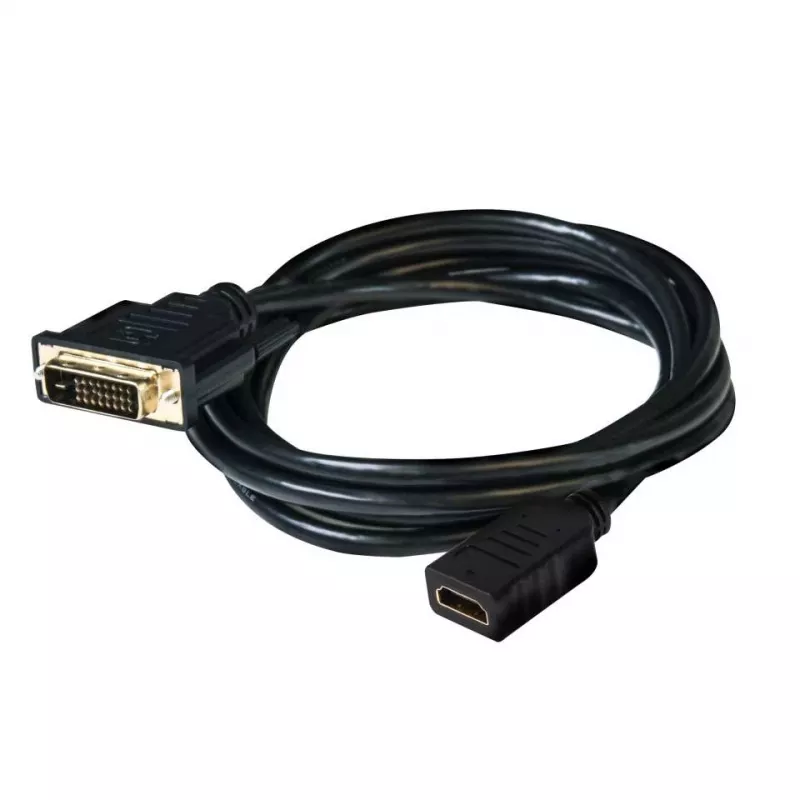 CLUB3D DVI uz HDMI 1.4 kabelis M/F 2m/6.56ft abpusējs