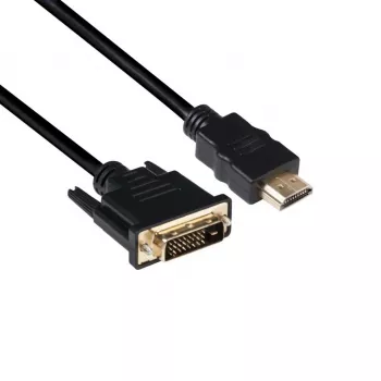 CLUB3D DVI uz HDMI 1.4 kabelis M/M 2m/ 6.56ft divvirzienu