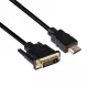CLUB3D DVI uz HDMI 1.4 kabelis M/M 2m/ 6.56ft divvirzienu