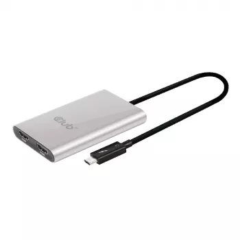 Adapter CLUB3D Thunderbolt 3 uz Dual HDMI 2.0