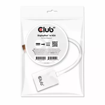 Aktīvais adapteris DisplayPort uz VGA CLUB3D CAC-2003