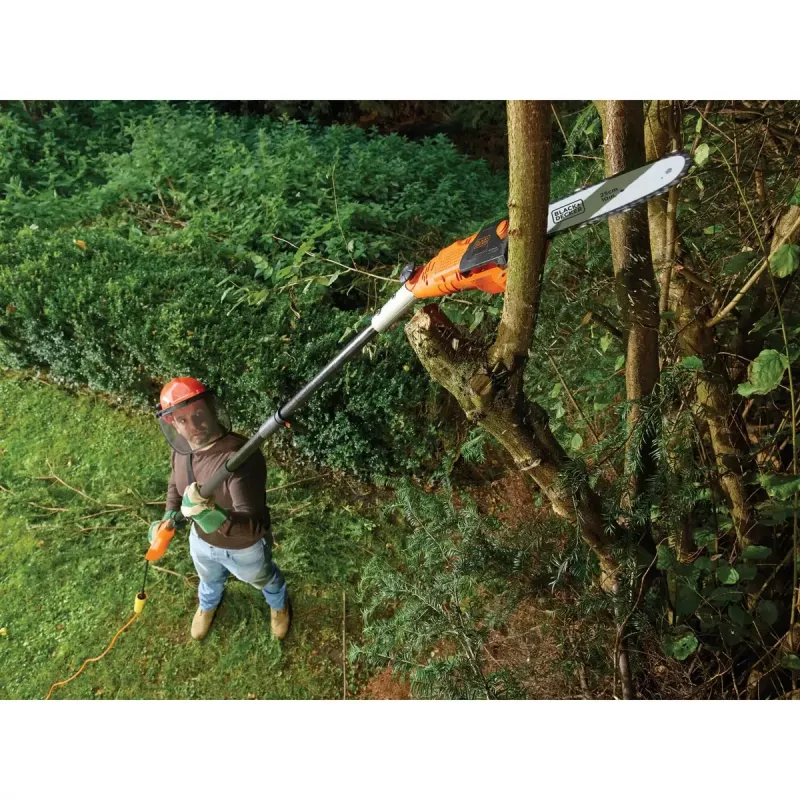 Elektriskais zaru zāģis Melns & Decker PS7525-QS, 800 W tīkla barošana, 25 cm asmens, 22 mm griešanas diametrs, 3,8 kg