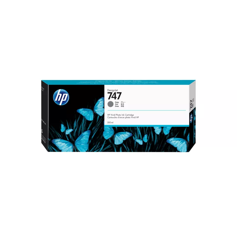HP 747 300 ml Pelēka DesignJet tintes kasetne