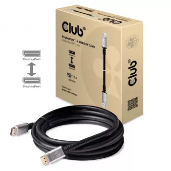 CLUB3D DisplayPort 1.4 HBR3 8K kabelis M/M 4 m / 13,12 pēdas