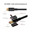 CLUB3D DisplayPort 1.4 HBR3 8K kabelis V/V 4 m /13,12 pēdas, 4 m, DisplayPort, DisplayPort, vīrišķais, vīrišķais, 7680 x 4320 pikseļi