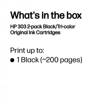 Kasetne HP Tinte 303 3YM92AE Multipack Melna un Krāsu