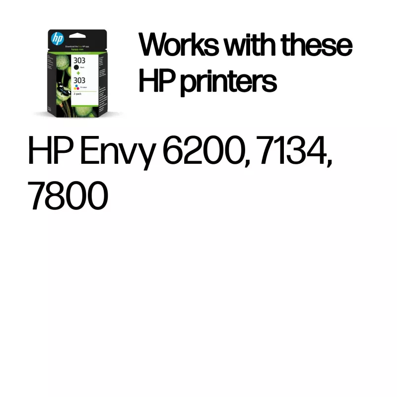 Kasetne HP Tinte 303 3YM92AE Multipack Melna un Krāsu