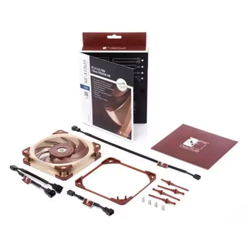 Noctua ventilators NF-A12x25 PWM 120 mm, 12 V, PWM, 2000 RPM maks., 102.1 m³/h, 22.6 dB