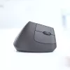 Ergonomiska bezvadu pele Logitech MX Vertical, MX Vertical, 4000 DPI, RF bezvadu + Bluetooth, labai rokai, Graphite, biroja lietošanai