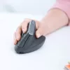 Ergonomiska bezvadu pele Logitech MX Vertical, MX Vertical, 4000 DPI, RF bezvadu + Bluetooth, labai rokai, Graphite, biroja lietošanai