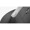 Ergonomiska bezvadu pele Logitech MX Vertical, MX Vertical, 4000 DPI, RF bezvadu + Bluetooth, labai rokai, Graphite, biroja lietošanai