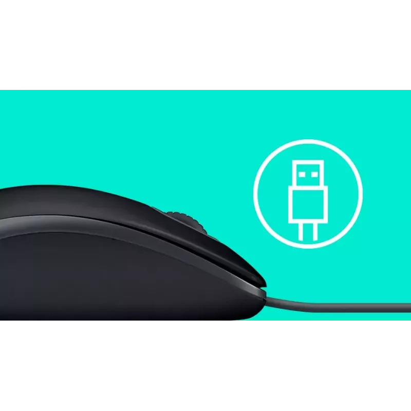 Pele Logitech B110 Silent vadu USB melna