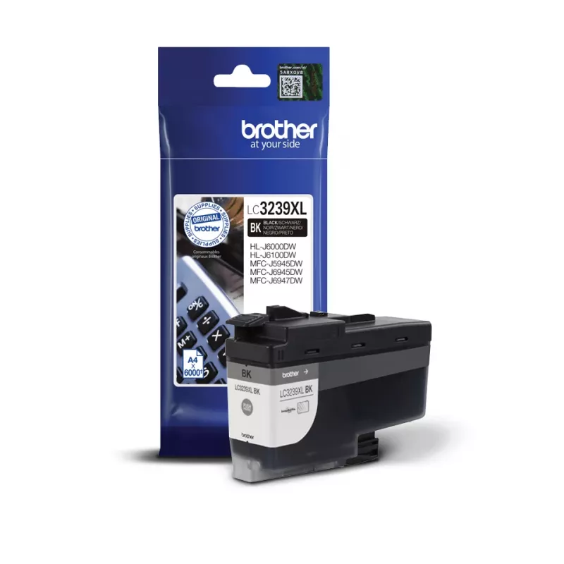 Brother LC-3239XLBK tintes kasetne, 1 gab. Oriģināla, augstas ietilpības (XL), melna