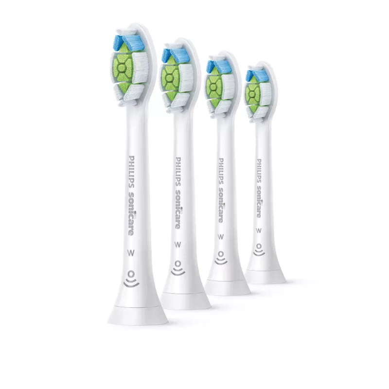 Philips Sonicare W Optimal balta HX6064/10 4-gab. skaņas zobu birstes galviņas