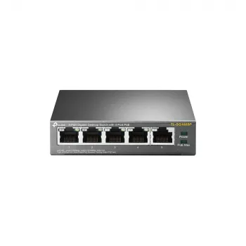 TP-Link 5 portu gigabitu galda datora PoE slēdzis ar 4 portiem, nevadāms, Gigabit Ethernet (10/100/1000), Power over Ethernet (PoE)