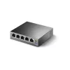 TP-Link 5 portu gigabitu galda datora PoE slēdzis ar 4 portiem, nevadāms, Gigabit Ethernet (10/100/1000), Power over Ethernet (PoE)