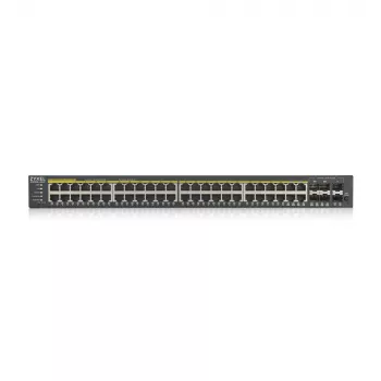 Zyxel GS1920-48HPV2 Pārvaldāms Gigabitu Ethernet (10/100/1000) Power over Ethernet (PoE) Melns