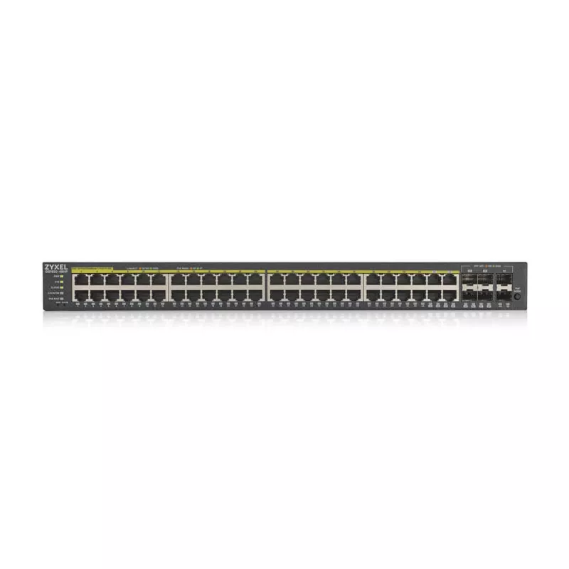 Zyxel GS1920-48HPV2 Pārvaldāms Gigabitu Ethernet (10/100/1000) Power over Ethernet (PoE) Melns