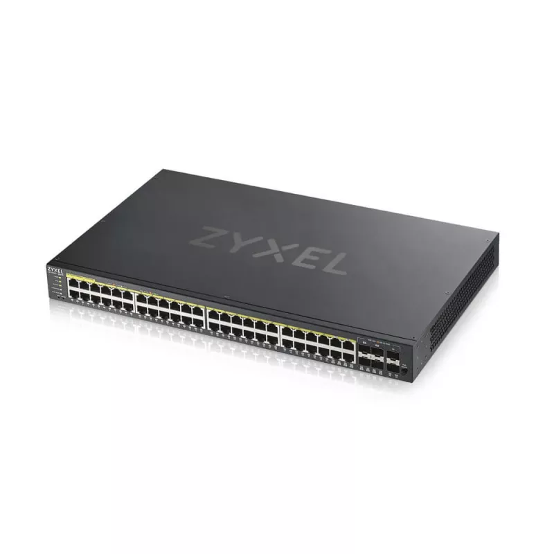 Zyxel GS1920-48HPV2 Pārvaldāms Gigabitu Ethernet (10/100/1000) Power over Ethernet (PoE) Melns