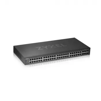 Zyxel GS1920-48V2 Pārvaldāms Gigabit Ethernet (10/100/1000) Melns