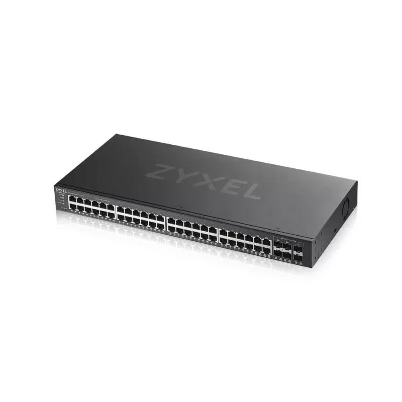 Zyxel GS1920-48V2 Pārvaldāms Gigabit Ethernet (10/100/1000) Melns