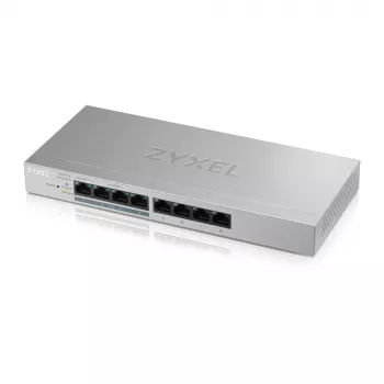Zyxel GS1200-8HP v2 Pārvaldāms Gigabitu Ethernet (10/100/1000) barošana caur Ethernet (PoE) Pelēks