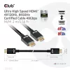CLUB3D īpaši ātrgaitas HDMI 4K120Hz, 8K60Hz sertificēts kabelis 48Gbps M/M 2 m / 6.56 pēdas