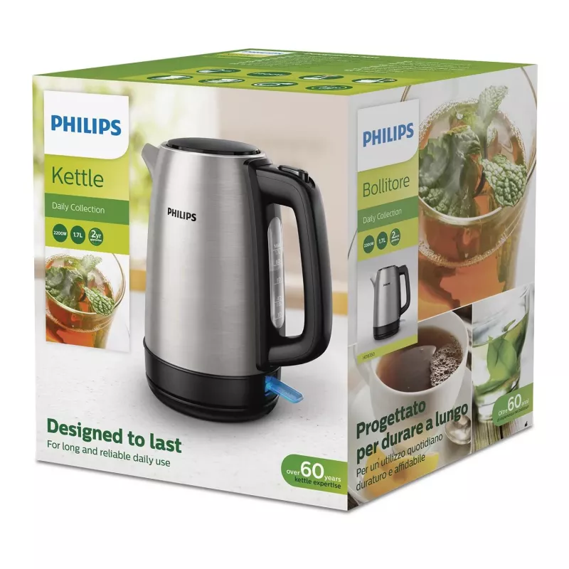 Philips Daily Collection HD9350/90 elektriskā tējkanna 1,7 L 2200 W
