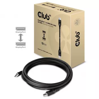 CLUB3D DisplayPort 1.4 HBR3 8K kabelis M/M 5m /16.40ft