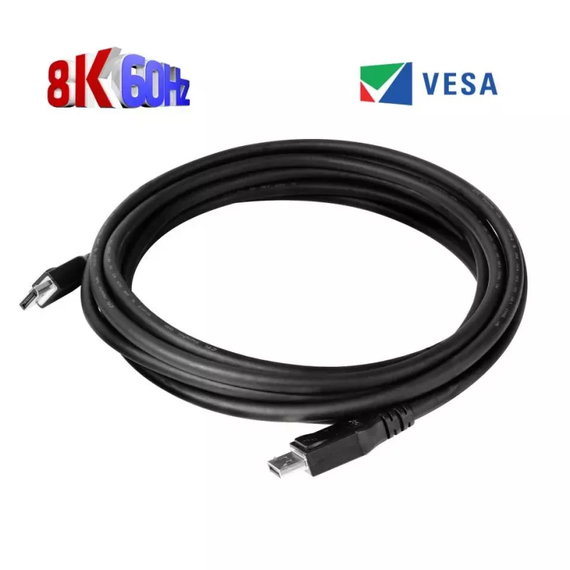 CLUB3D DisplayPort 1.4 HBR3 8K kabelis M/M 5m /16.40ft