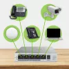 Zyxel GS1005HP Nepārvaldāms Gigabitu Ethernet (10/100/1000) Power over Ethernet (PoE) Sudrabs