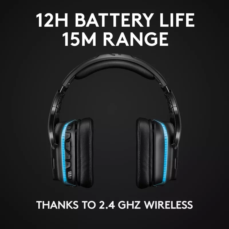 LOGITECH G935 Wireless 7.1 Surround Sound Lightsync Gaming Headset - 2.4GHz