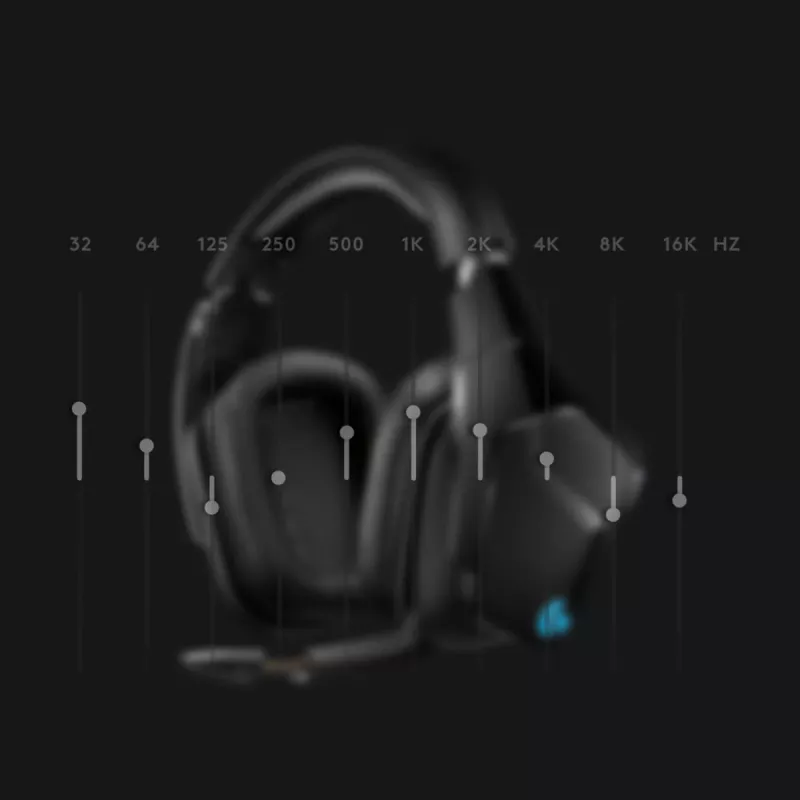 LOGITECH G935 Wireless 7.1 Surround Sound Lightsync Gaming Headset - 2.4GHz